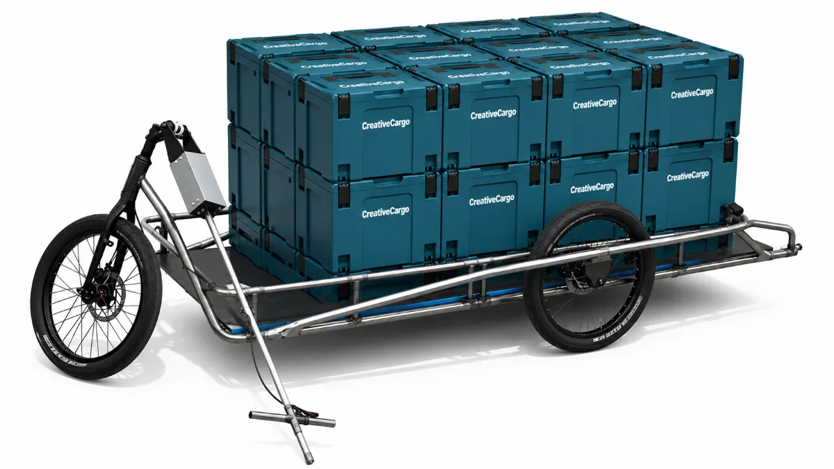 展示会搬入に使用されるCREATIVE CARGO